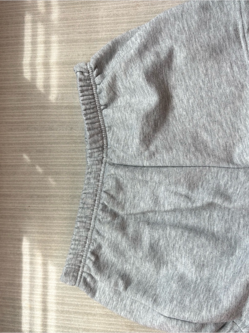 SHEIN Light Gray Kids Elastic Waist Shorts
